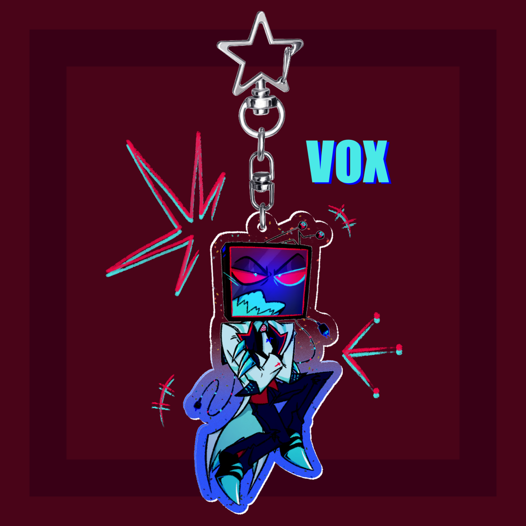 Vox Redesign Glitter Keychain by Seagull - ACGGOODS
