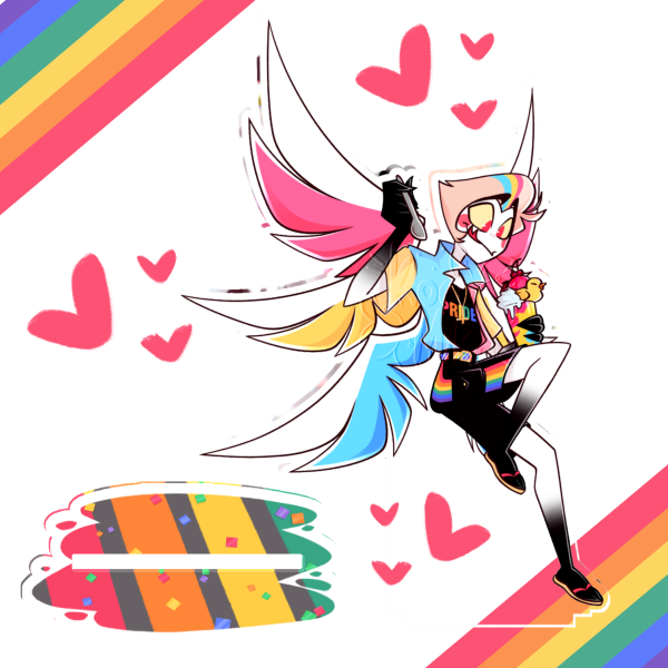 Lucifer Morningstar Pride Acrylic Standee