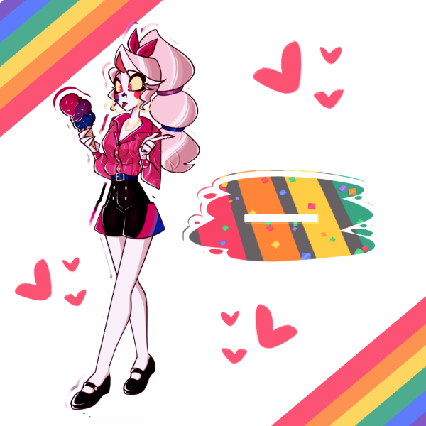 Charlie Morningstar Pride Acrylic Standee