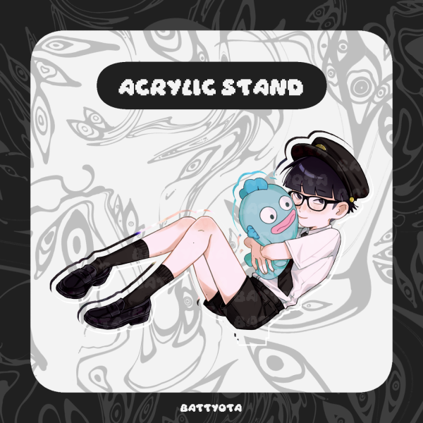 [15cm Acrylic stand] Hitomi - little body big plush