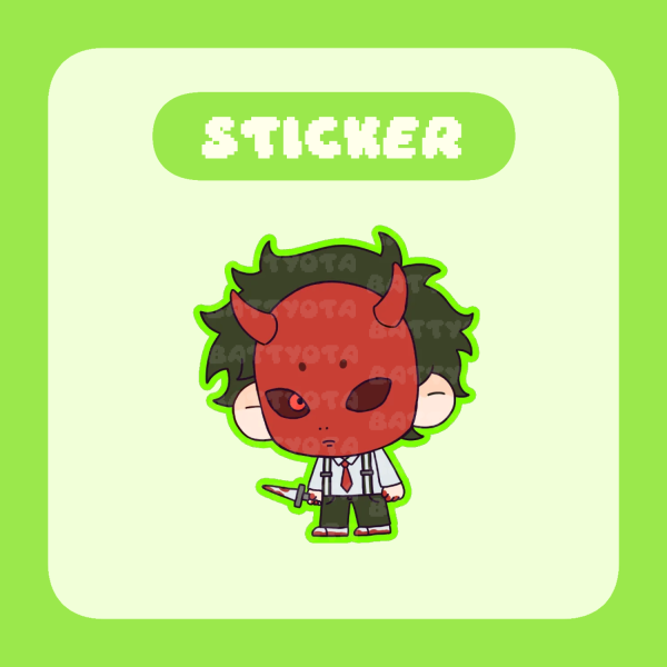 [Die cut sticker] Yuppie Psycho - Mr. Devil