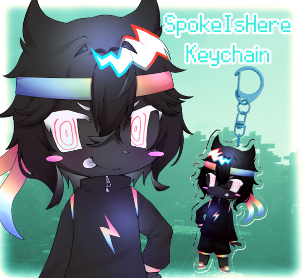 SpokeIsHere Acrylic Keychain