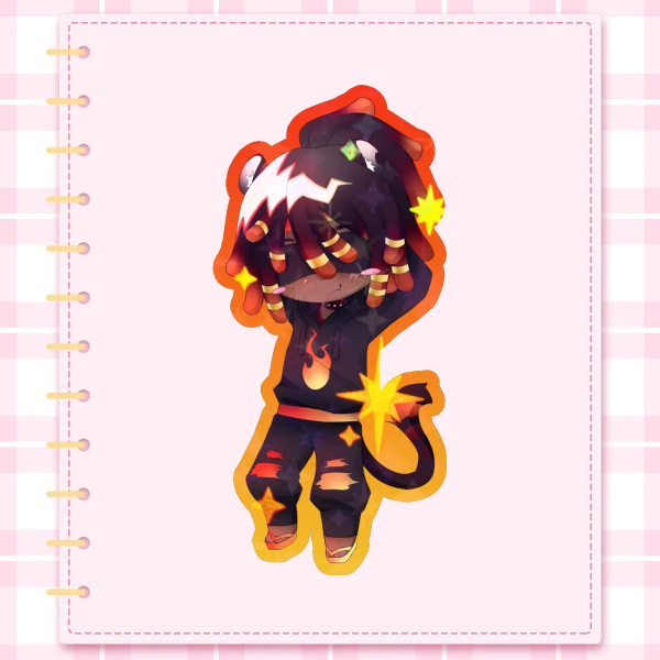 FlameFrags Sticker