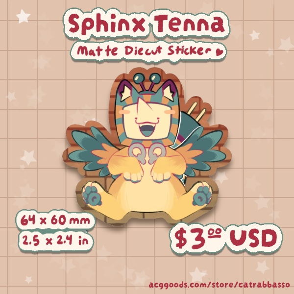 Sphinx tenna sticker