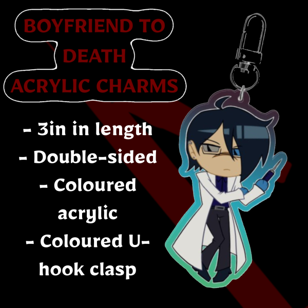 Boyfriend to Death ❤️💉 Sano Coloured Acrylic Keychain