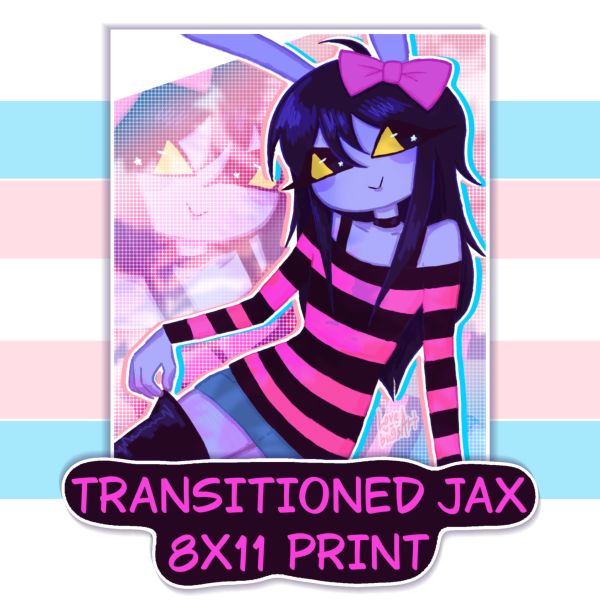 TADC 🏳️‍⚧️💜 Transitioned Jax 8x11 Poster