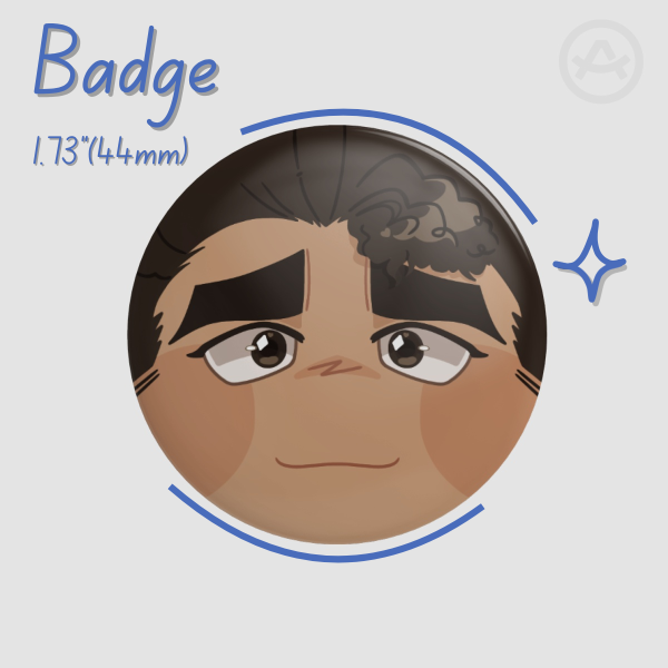 Shiratori Face Badge