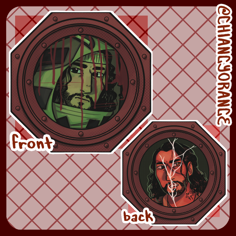 [IRON LUNG] Simon Porthole Acrylic Keychain