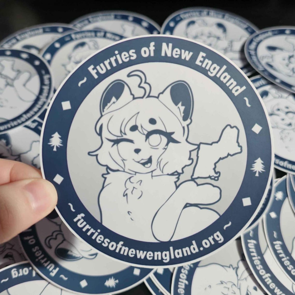 Furries of New England Ella Paper Sticker