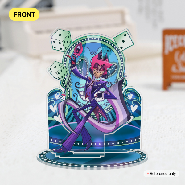 Alastor pride month Double Insert Acrylic Standees