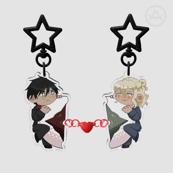 Falco & Saito magnetic linking keychains [AITSF]