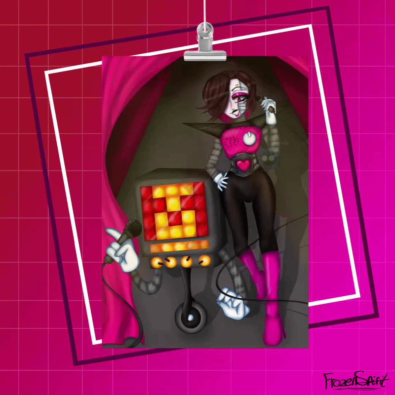 | UNDERTALE | Mettaton Art Print