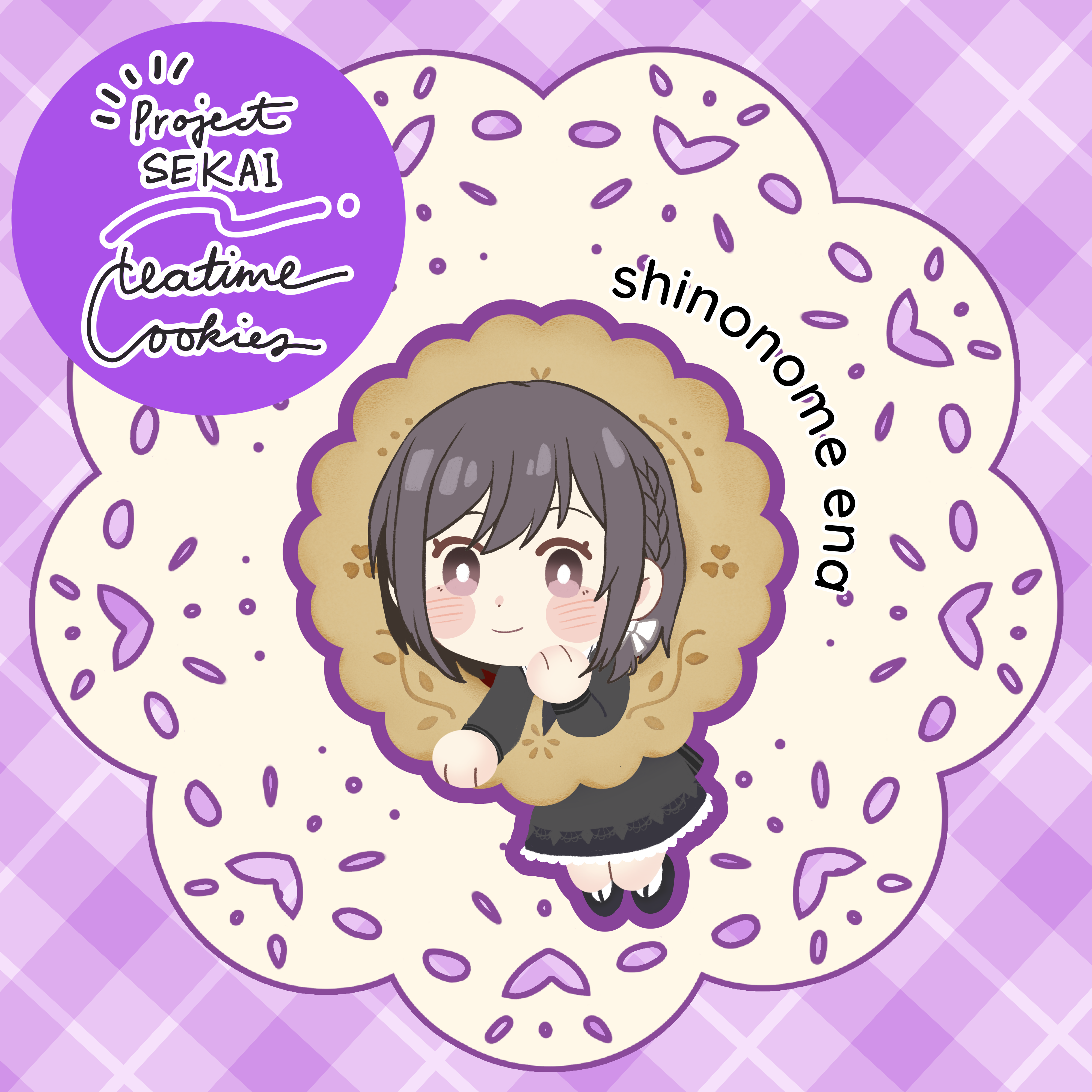 Tea Time Cookie Ena || Matte Sticker