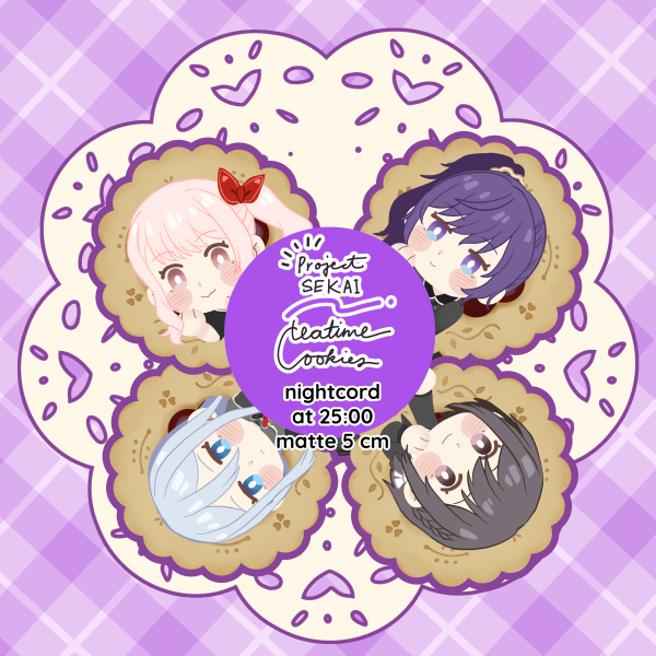 Tea Time Cookies Nightcord at 25:00 Sticker Set