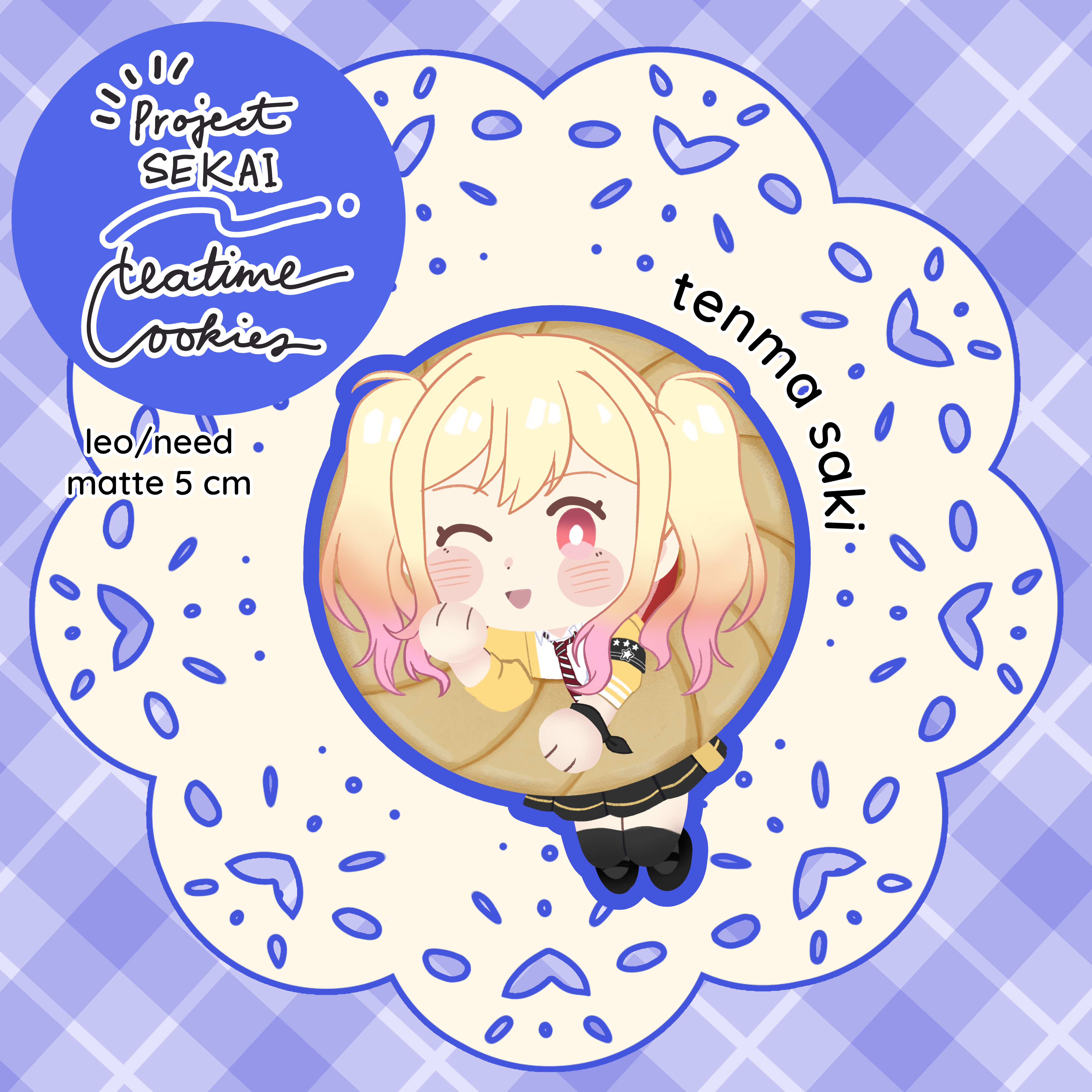 Tea Time Cookie Saki || Matte Sticker