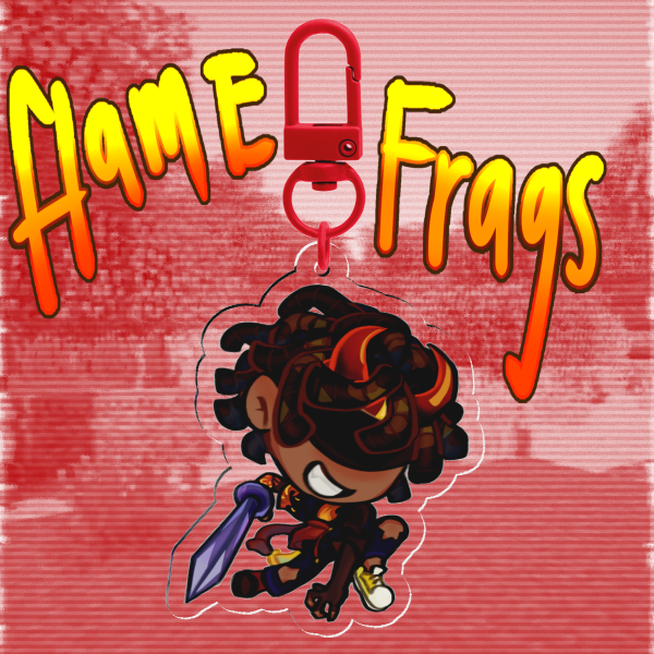 FlameFrags Unstable Universe SMP acrylic keychain charm