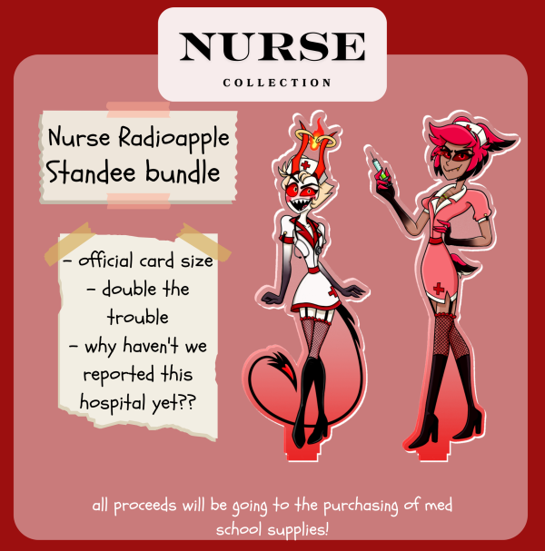 Nurse Radioapple Standee | BUNDLE