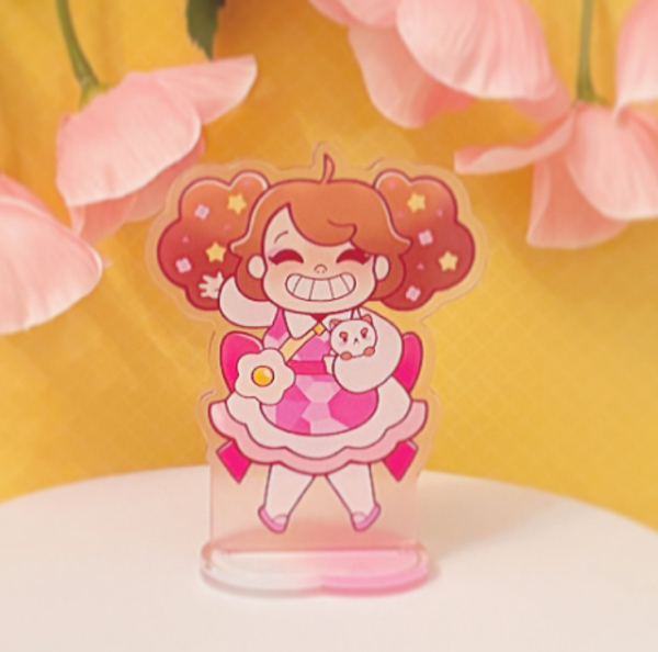 Bee And Puppycat Colored Edge Acrylic Standee