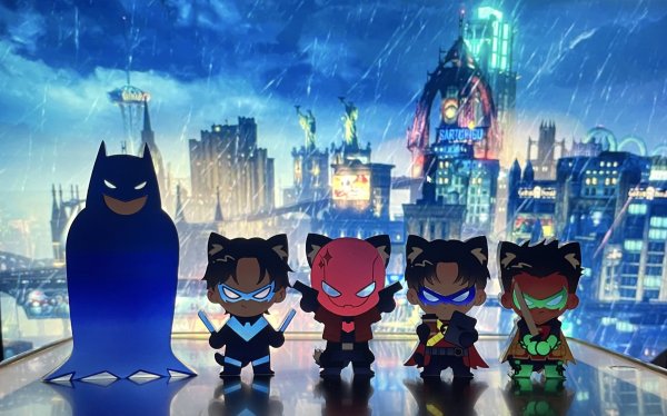 Bats Acrylic Blockies