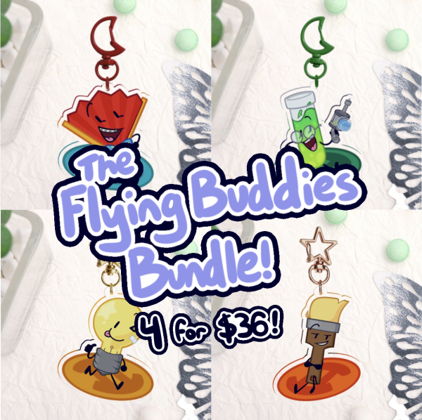 Flying Buddies Keychain Bundle !