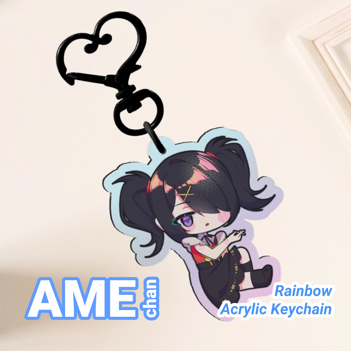 Ame Chan : Rainbow Keychain | Needy Streamer Overload