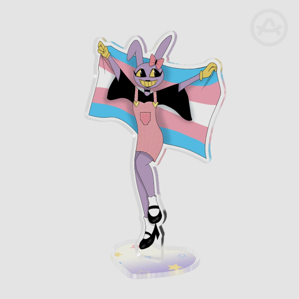Trans Pride Jax Standee