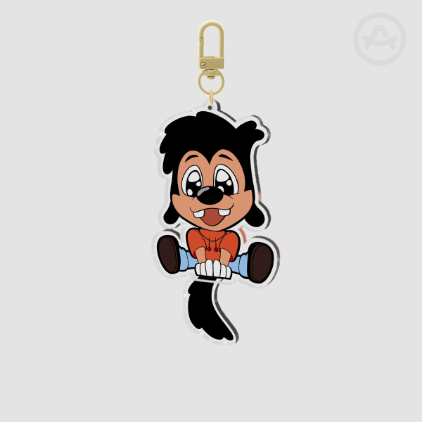 Max Wagging Tail Keychain