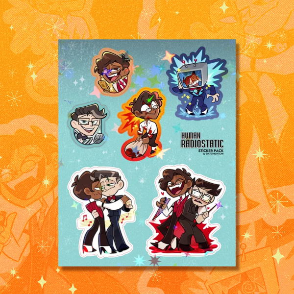 Human RadioStatic | Sticker sheet
