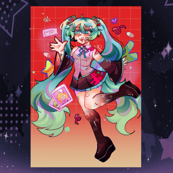 Hatsune Miku || A4 Poster Print