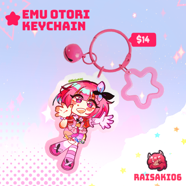 Emu Otori || Acrylic Keychain