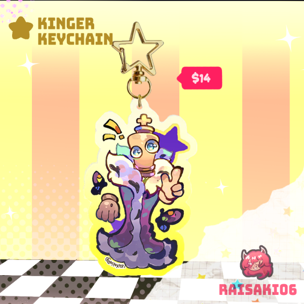 Kinger Digital Circus || Acrylic Keychain