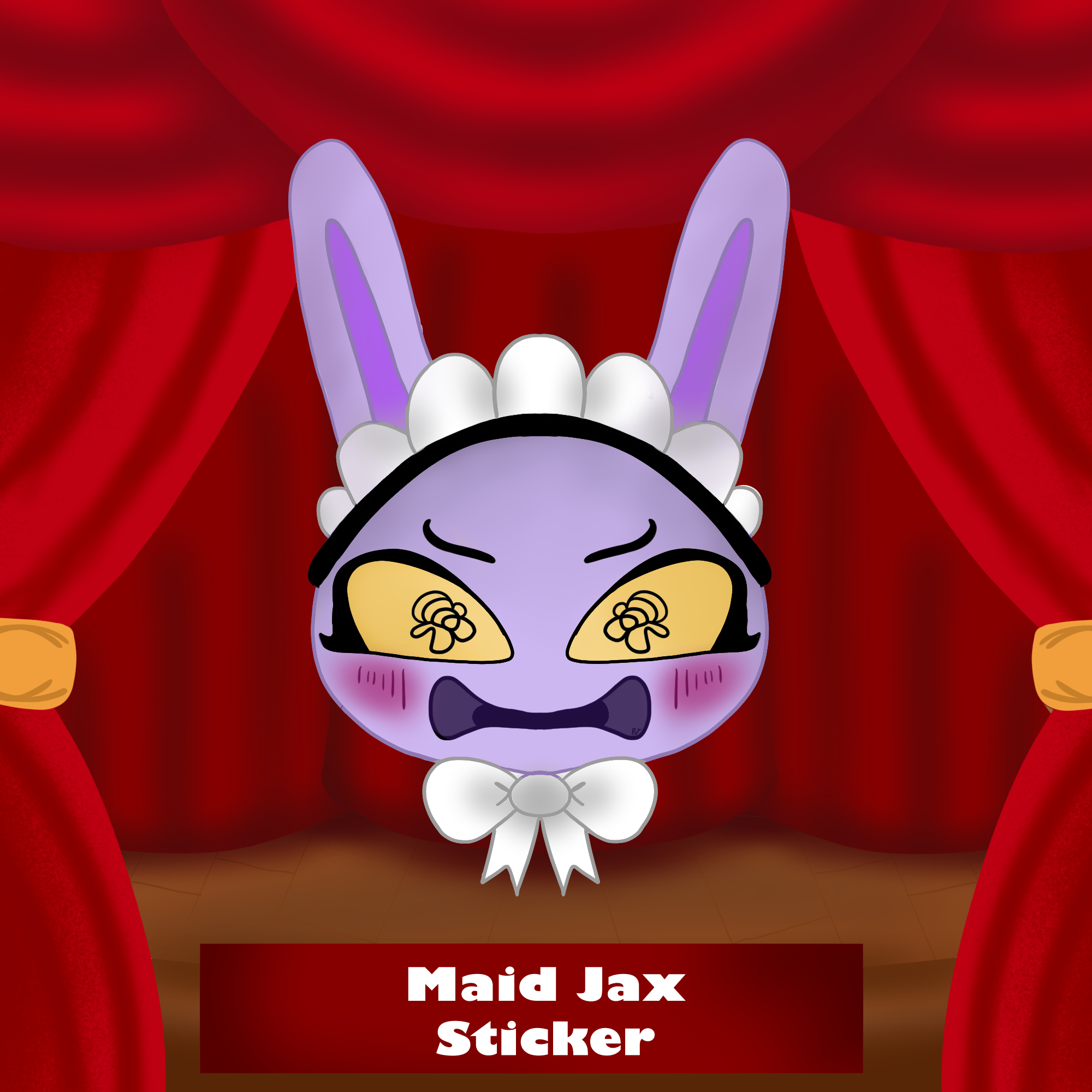 Maid Jax Sticker