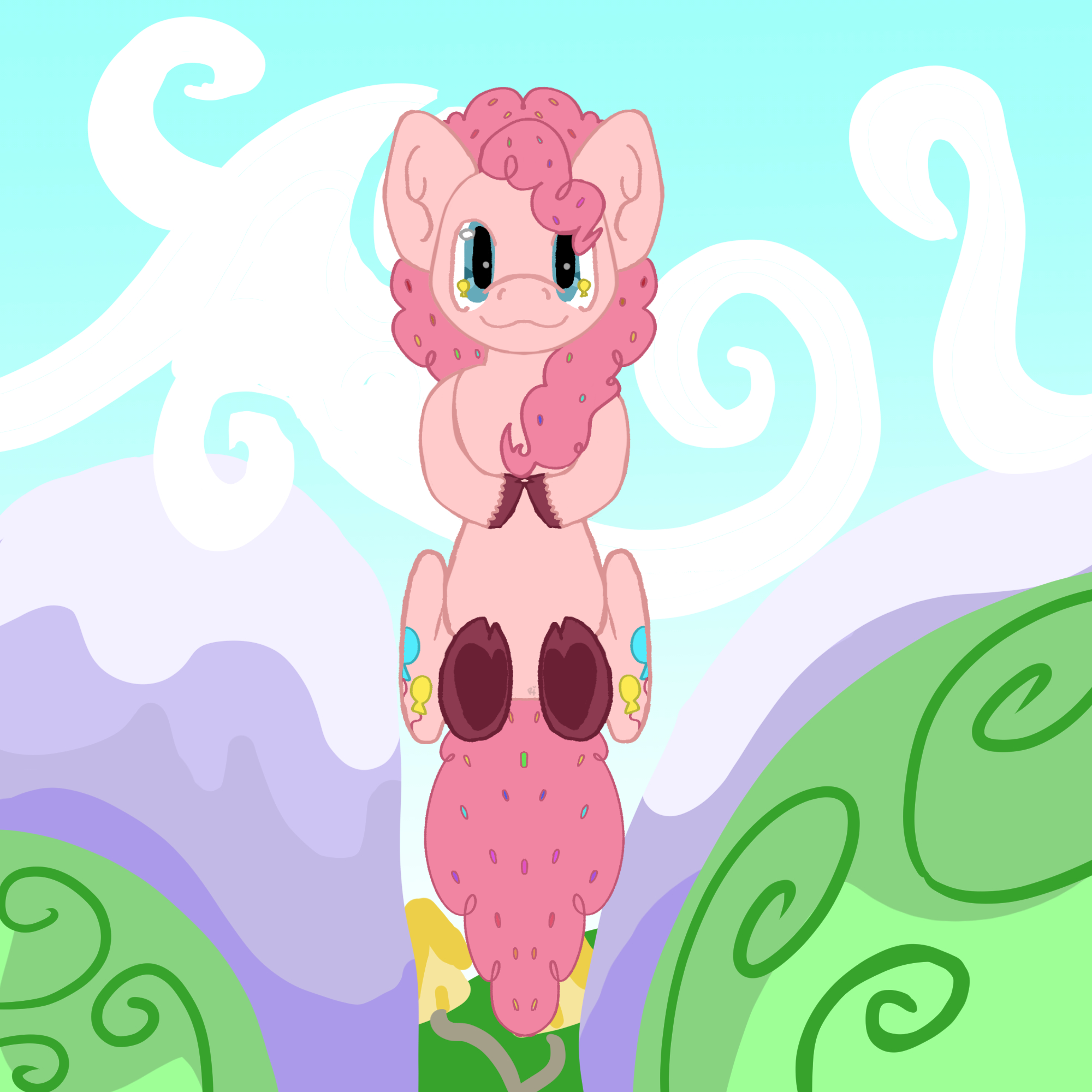 Pinkie Tail Keychain
