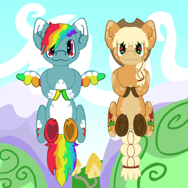 AppleDash Tail Keychains