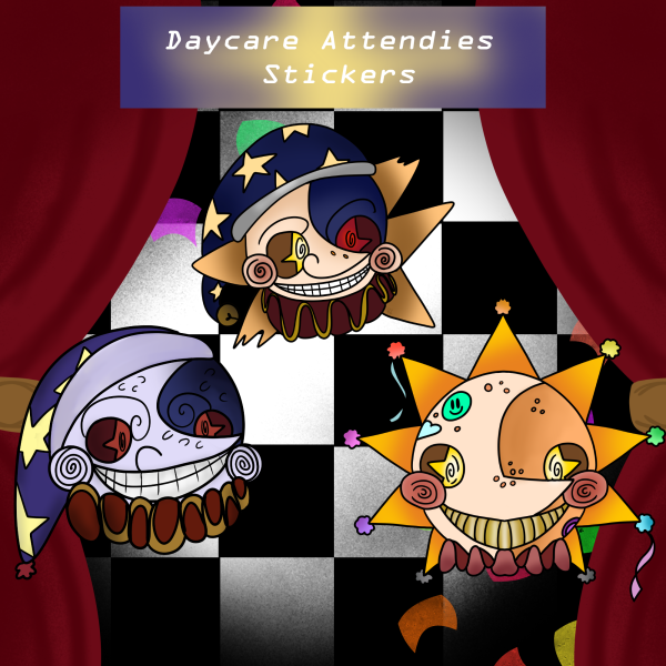 Daycare Attendees Stickers 