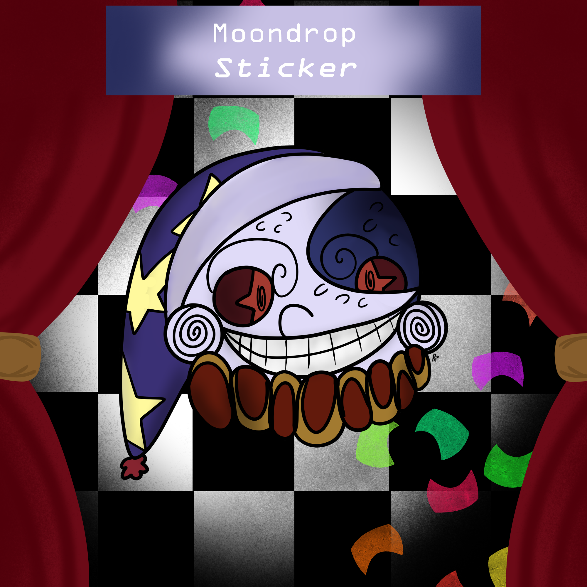 MoonDrop Sticker