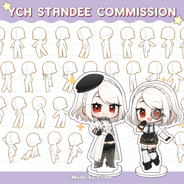 YCH Acrylic Standee Commission