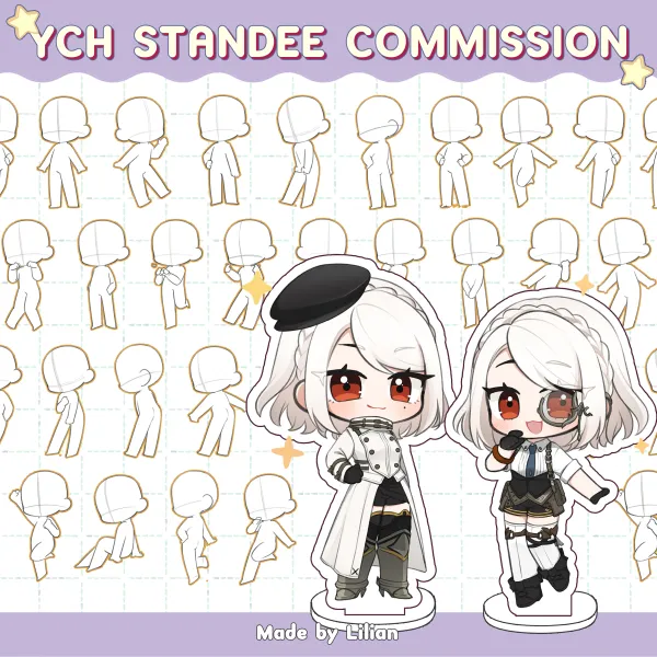 YCH Acrylic Standee Commission