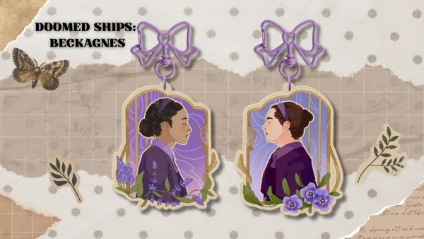 [ The Testaments ] - BeckAgnes wood keychains bundle