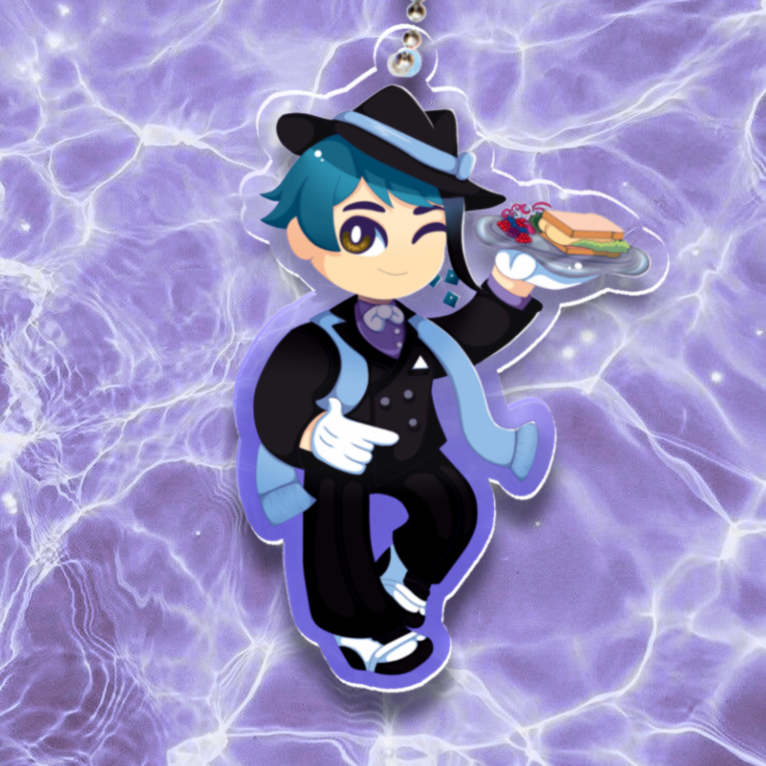 Jade Leech Acrylic Keychain
