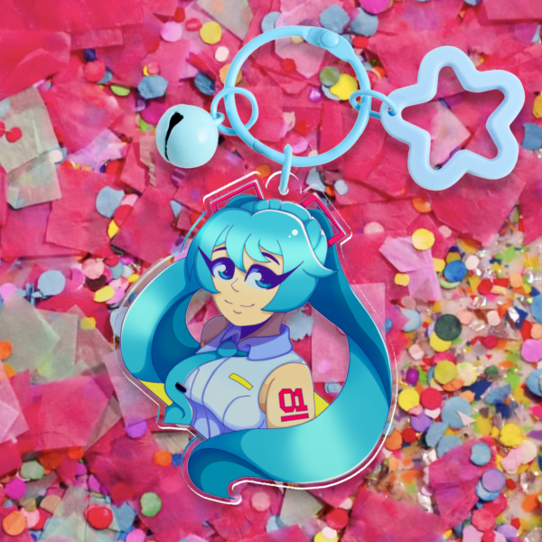 Miku Acrylic Keychain