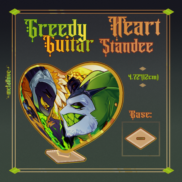 GreedyGuitar ✰✮ Heart Standee