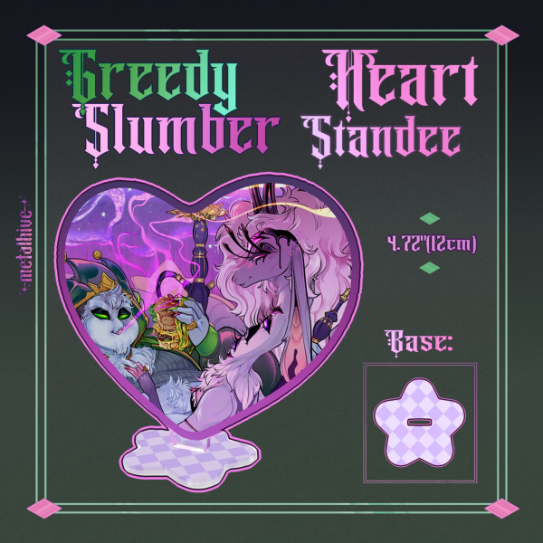GreedySlumber ✰✮ Heart Standee