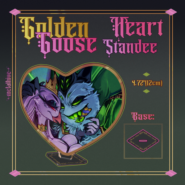 GoldenGoose ✰✮ Heart Standee