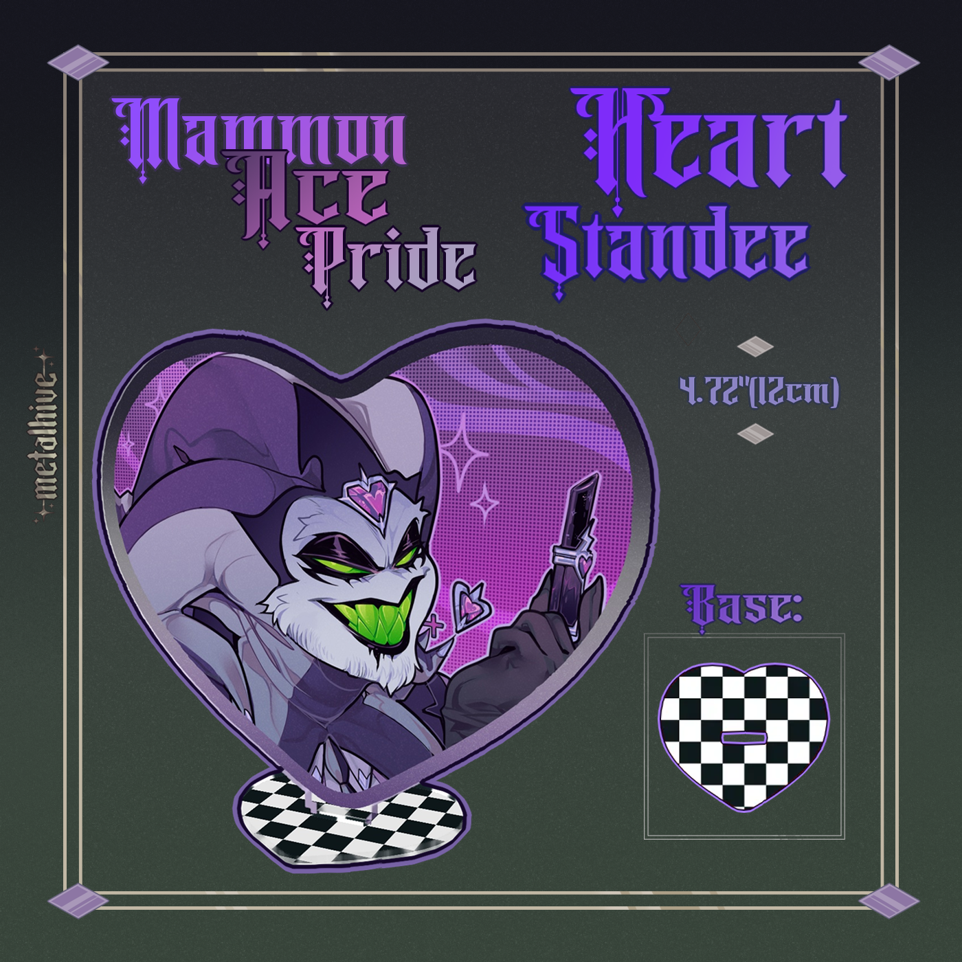 Mammon ✰ Ace Pride ✮ Heart Standee
