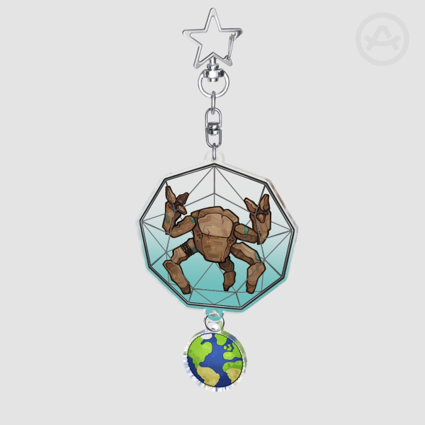Rocky PHM dangle keychain