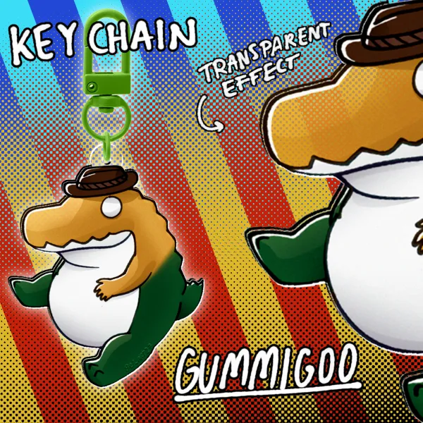 Gummigoo Full Bleed Acrylic Keychains