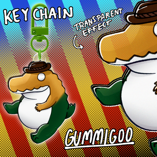 Gummigoo Full Bleed Acrylic Keychains
