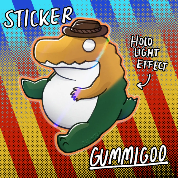 Gummygoo Colored Edge Die Cut Stickers