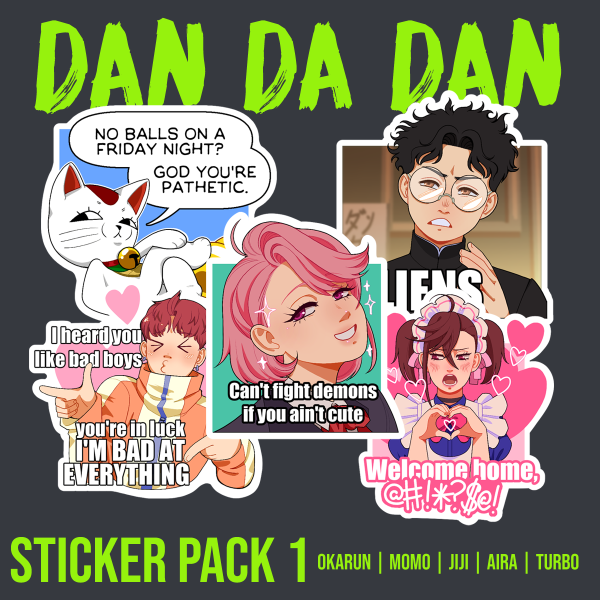 Dan Da Dan Meme Stickers (Set 1)